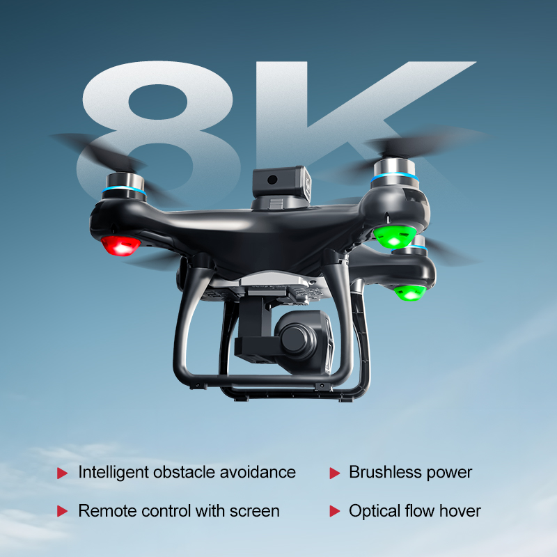 Rc Helicopter Electric - Bexine Neue Z3 GPS-Drohne mit 4,3-Zoll-Bildschirm,