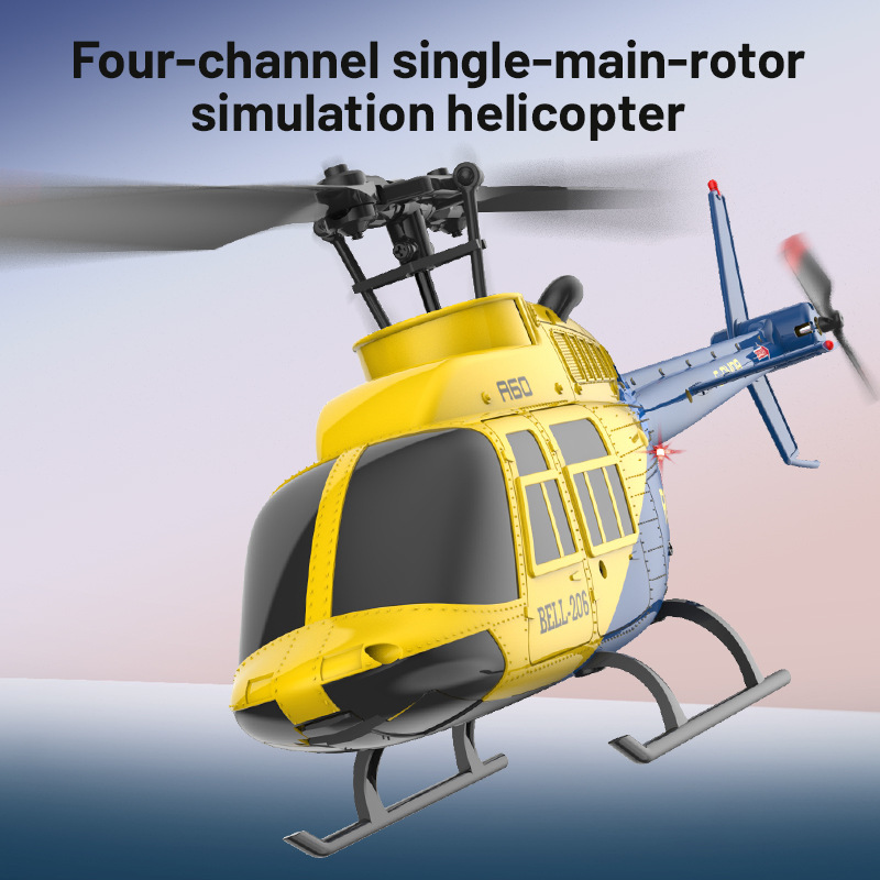 Rc Helicopter Gyro - NEUE A60 Rc Flugzeug Hubschrauber 2,4G