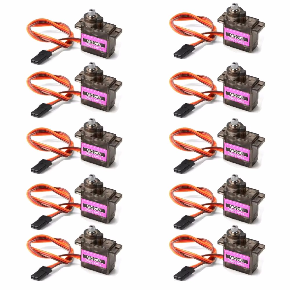 Rc Helicopter Servo - Mg90s servo 1/2/4/5/10/20/50 pcs alle metall
