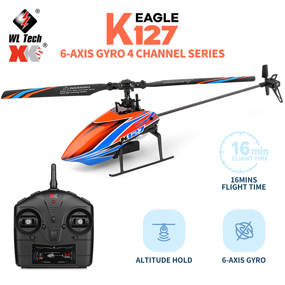 Rc Helicopter Blade - WLtoys XK K127 2,4G 4CH 6-Aixs