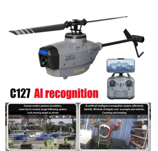 Rc Helicopter Single Rotor - RC ERA C127AI Bürstenloser 4-Kanal-Helikopter mit