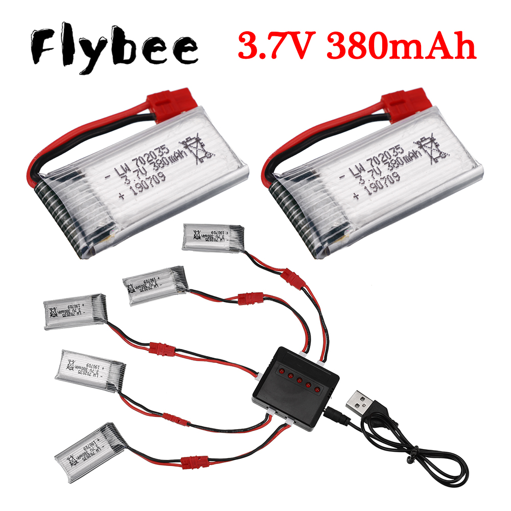 Rc Helicopter Charger - 3,7 V 380mAh Lipo batterie mit