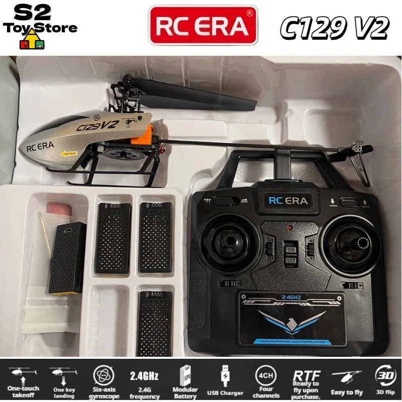 Rc Helicopter Single Rotor - RC ERA C129V2 4CH 2,4GHz Smart