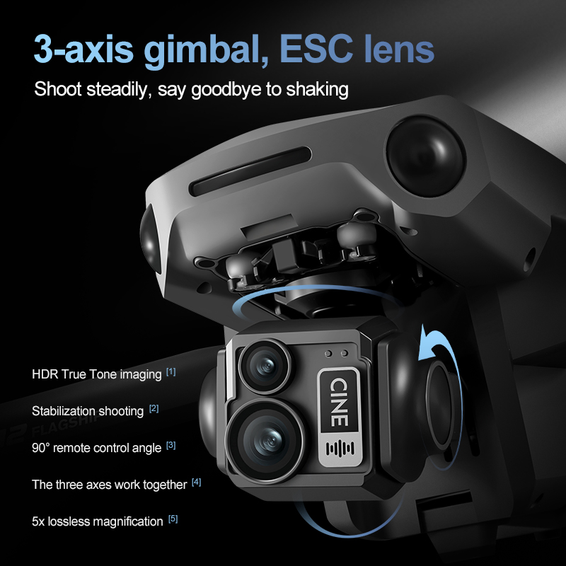 8K 3-Achsen-Gimbal Bürstenlose – Rc Helicopter Electric Bewertung und Preis