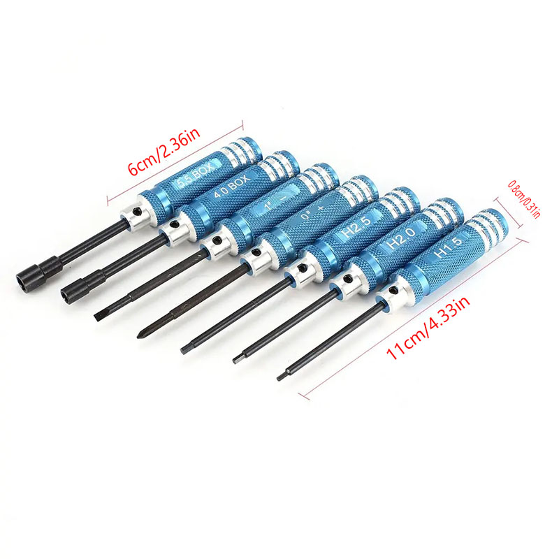 7-teiliges 1,5 2,0 2,5mm RC He – Rc Helicopter Tool Kit Bewertung und Preis
