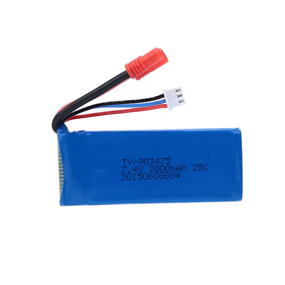 7,4 V 2000 mAh Akku (runder St – Rc Helicopter Coaxial Bewertung und Preis