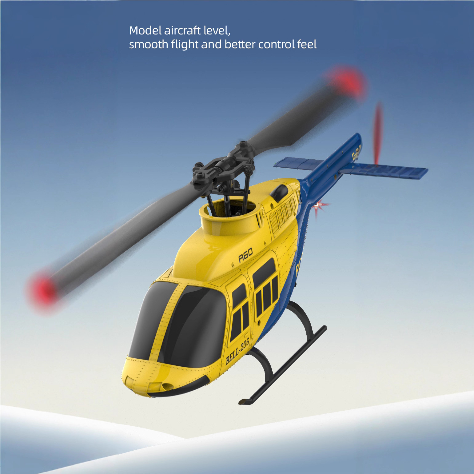 A60 Bell 206 RC-Hubschrauber i – Rc Helicopter Single Rotor Bewertung und Preis