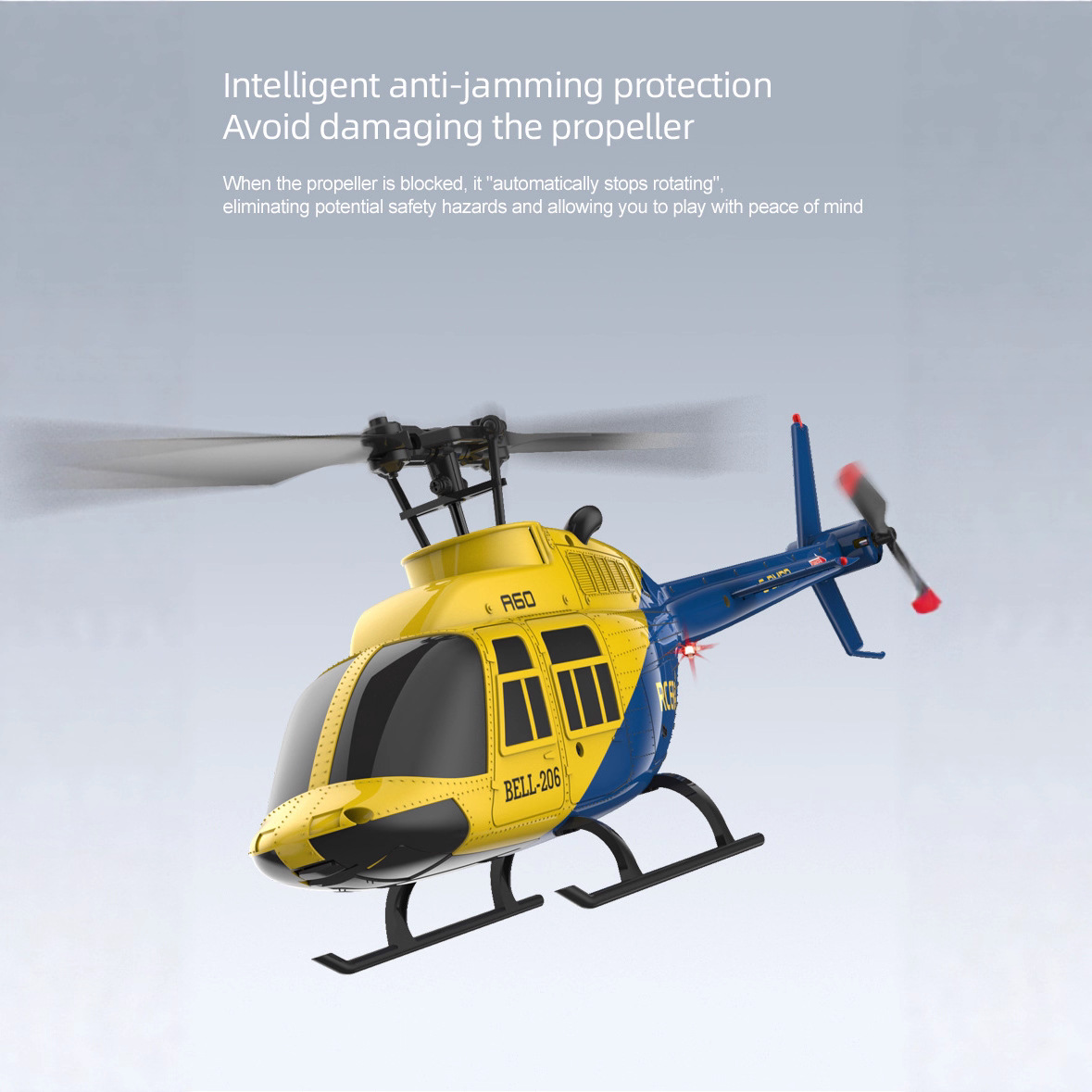 A60 Bell 206 RC-Hubschrauber i – Rc Helicopter Single Rotor Bewertung und Preis