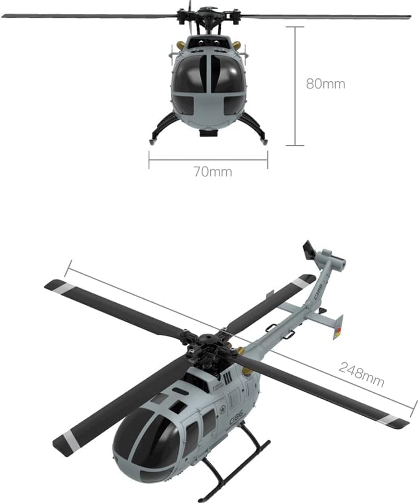 C186 Ferngesteuerter Helikopte – Rc Helicopter Single Rotor Bewertung und Preis