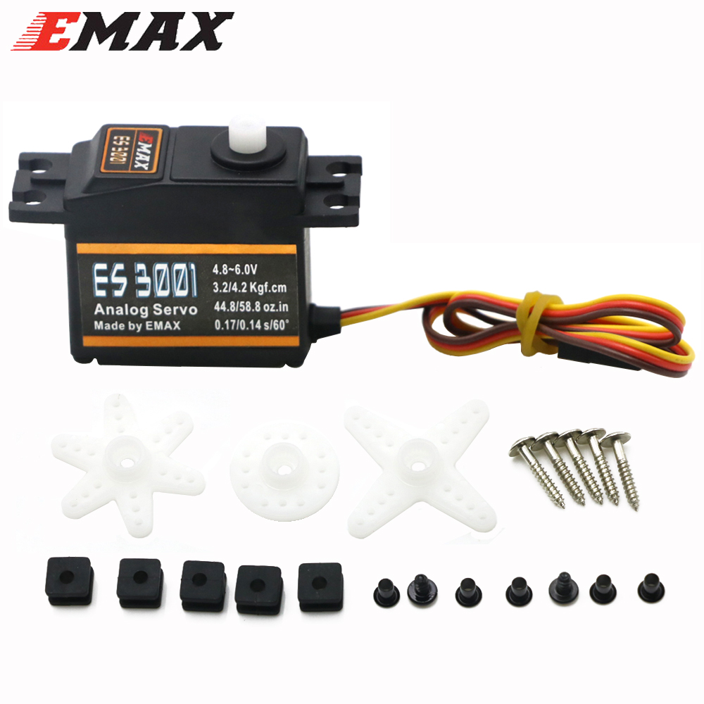 1/4PCS EMAX ES3001 4,8-6,0V 37 – Rc Helicopter Servo Bewertung und Preis
